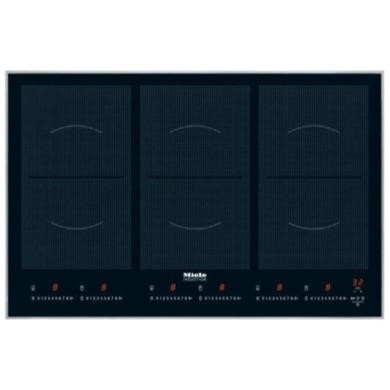 Miele KM6366 80.6cm Wide 6 Zone Induction Hob With 6 PowerFlex