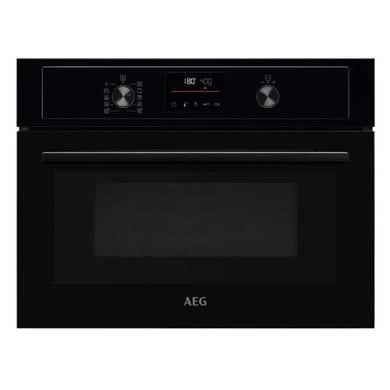 GRADE A2 - AEG 3000 Series CombiQuick Built-In Combination Microwave Oven - Black