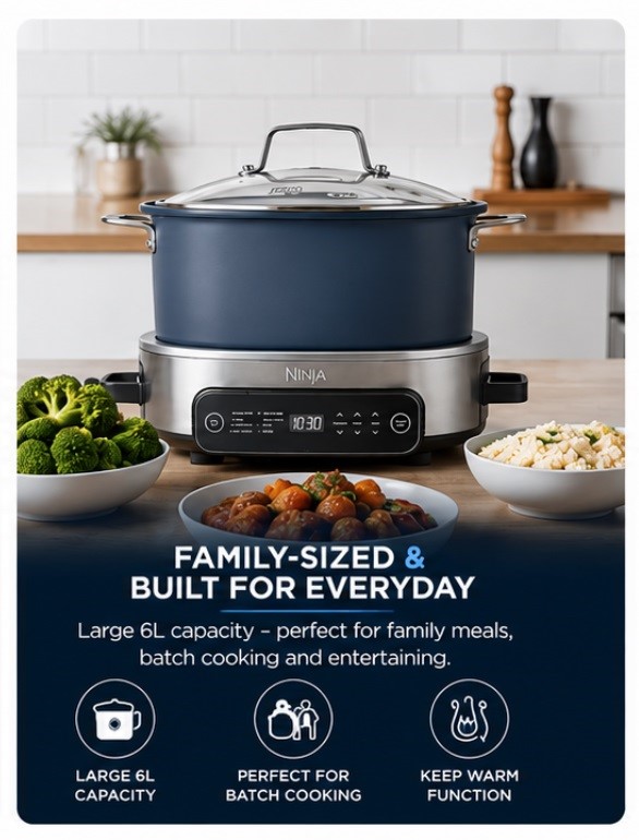 FAMILY-SIZED & BUILT FOR EVERYDAY