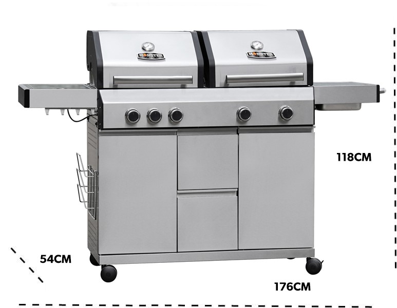 Monster Grills MGBBQDH dimensions.