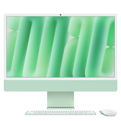 Apple iMac 2024 M4 10-Core 16GB RAM 256GB SSD 24 Inch 4.5K All-in-One PC - Green