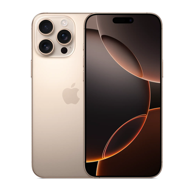 Refurbished Apple iPhone 16 Pro Max Desert Titanium 6.9" 256GB 5G Unlocked & SIM Free
