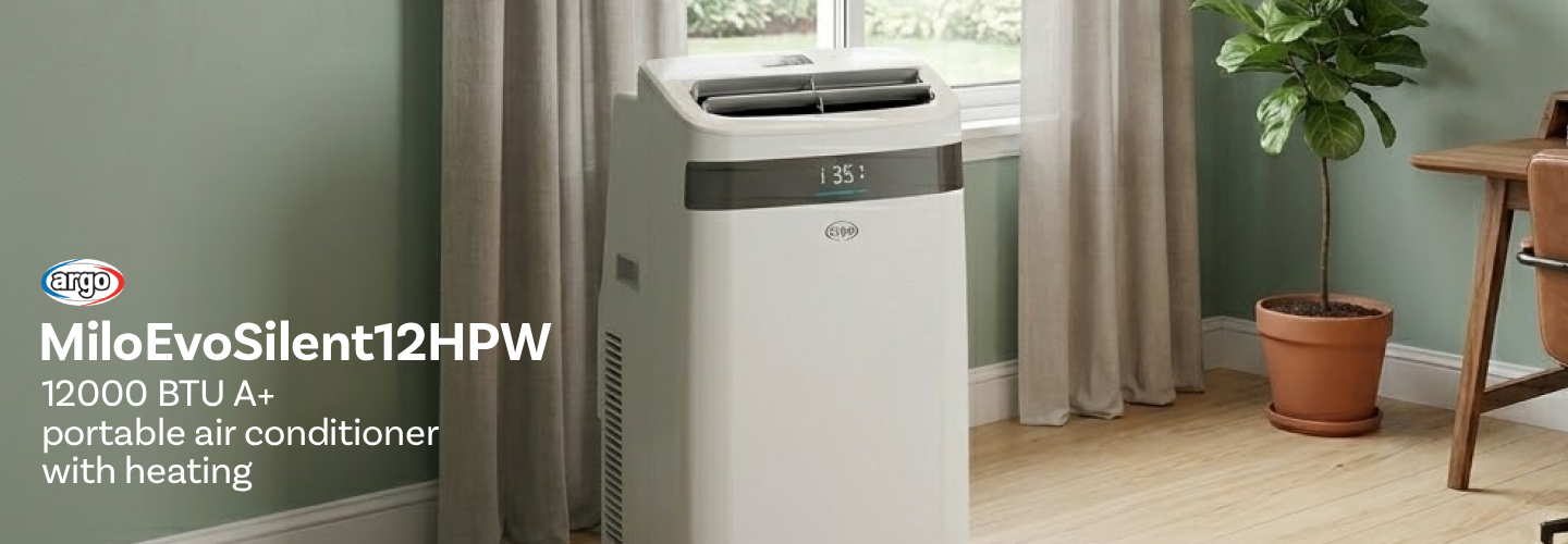 Argo MiloEvoSilent 12000 BTU A+ Smart Portable Air Conditioner