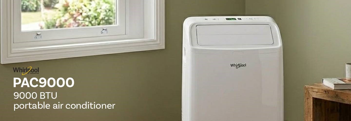 Whirlpool PAC9000 9000 BTU Portable Air Conditioner