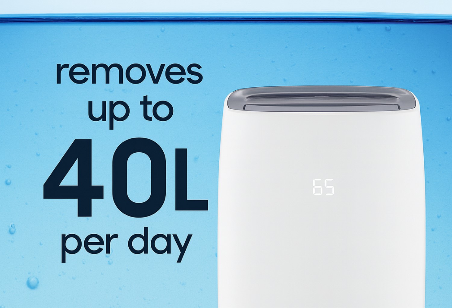 Powerful 40L extraction.