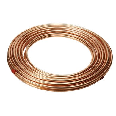 50M 2 Pipes Copper Roll for Split Air Conditioners diameter 1/4 inch and 1/2 inch 6.00 mm