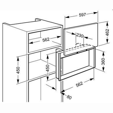 Smeg PMO100-2 Linear Integrated Door for Microwave Oven