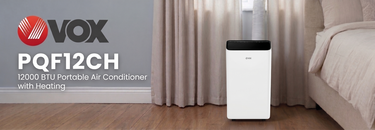 VOX PQF12CH 12000 BTU Portable Air Conditioner with Heating