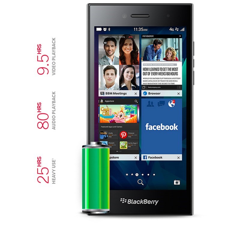 Blackberry Leap features