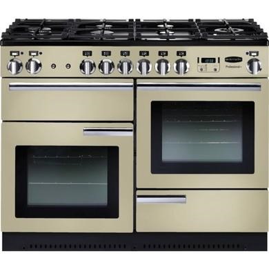 Rangemaster Professional Plus 110cm Dual Fuel Range Cooker - Cream