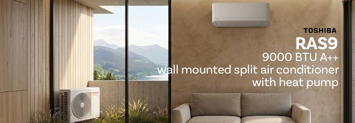 Toshiba Sumato 9000 BTU A++ Wall Mounted Split Air Conditioner