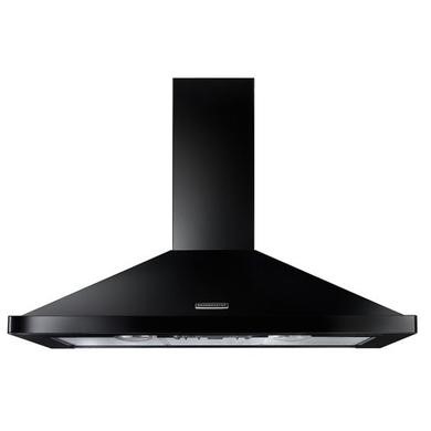 Refurbished Rangemaster RHDC90BLC 90cm Chimney Cooker Hood - Black & Chrome