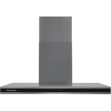 Refurbished Russell Hobbs RHGCH903DS 90cm Flat Cooker Hood Dark Steel