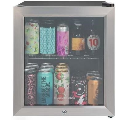 Russell Hobbs 46L Drinks Fridge Stainless Steel RHGWC3SS-C-LCK