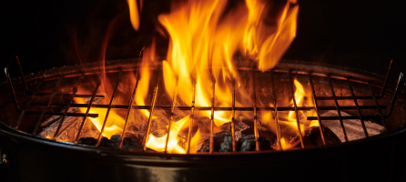 How hot should a bbq be