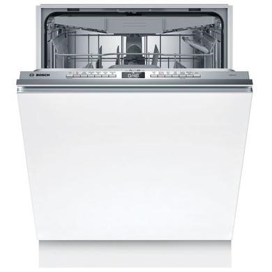 Refurbished Bosch Series 4 Integrated Dishwasher - Smart C-rated Silver control panel