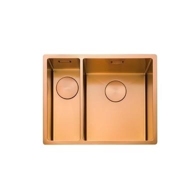 Rangemaster Spectra 1.5 Bowl Inset / Undermount Copper Stainless Steel Kitchen Sink -