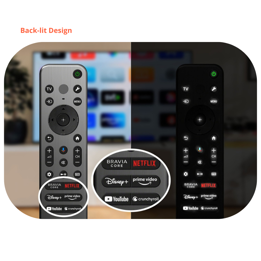 Sony backlit remote