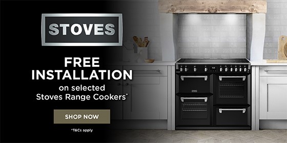 Free installation on selected Stoves range cookers.