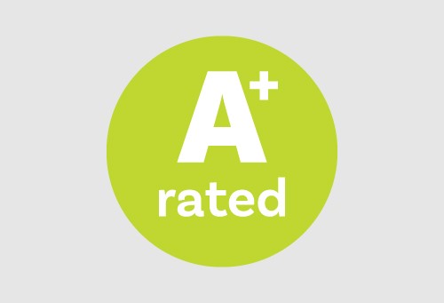 A+ Rated Efficiency
