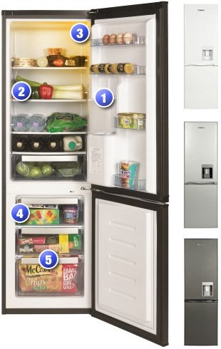 TS55174WTD Fridge Freezer