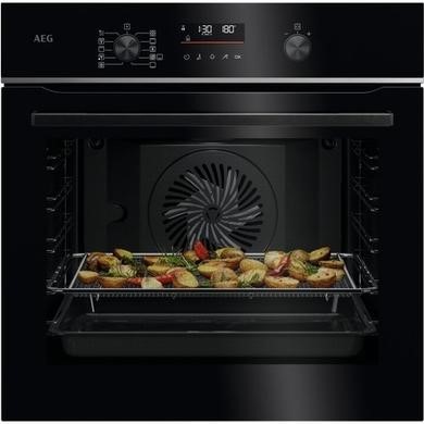Refurbished AEG 6000 Series TS6PB521AB SenseCook Electric Single Oven - Black