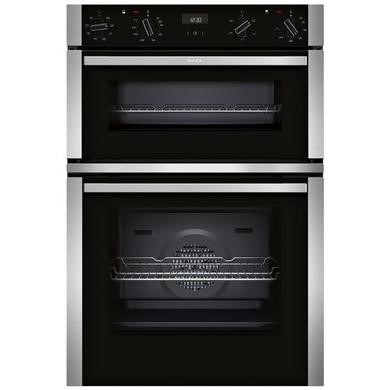 Refurbished Neff N50 Built-In Double Oven - Stainless Steel