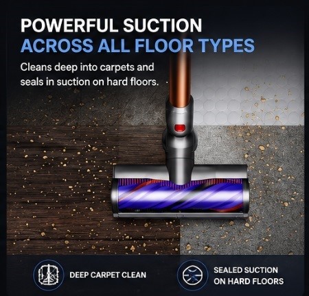 POWERFUL MULTI-FLOOR SUCTION