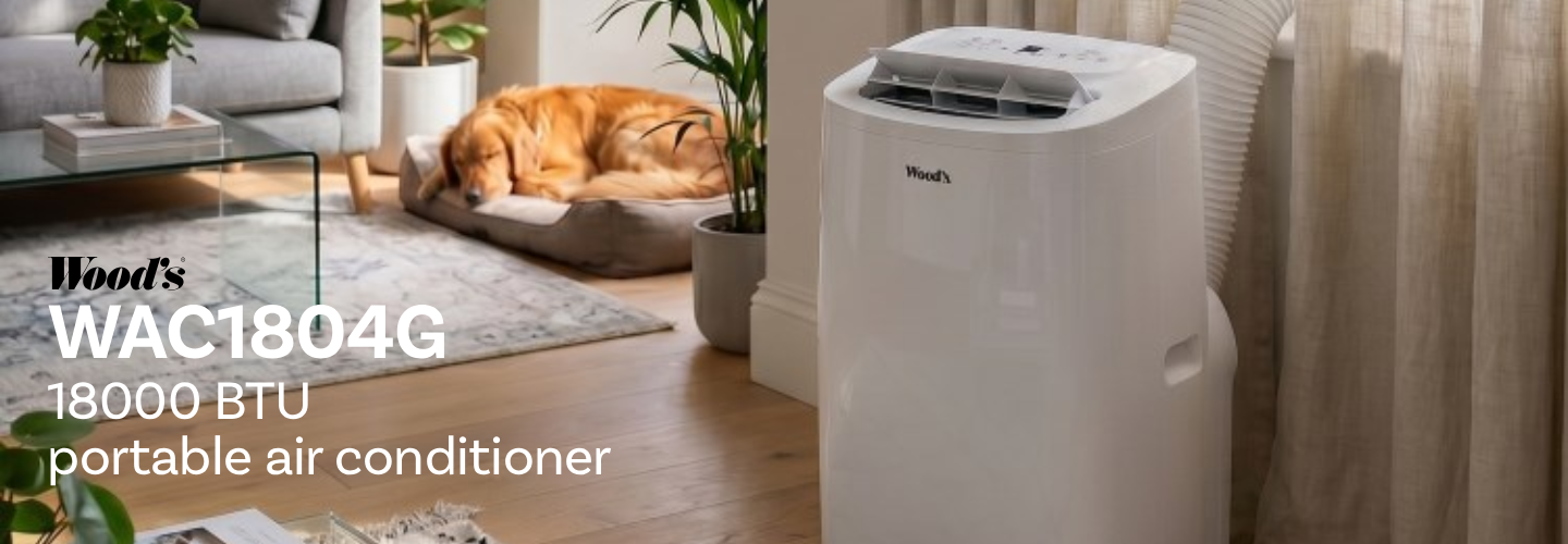 Woods Cortina XL 18000 BTU Smart Portable Air Conditioner