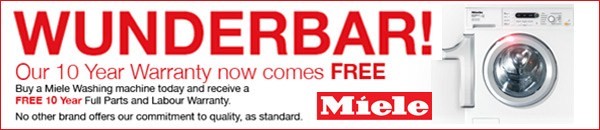 10 year warranty when you register your appliance!