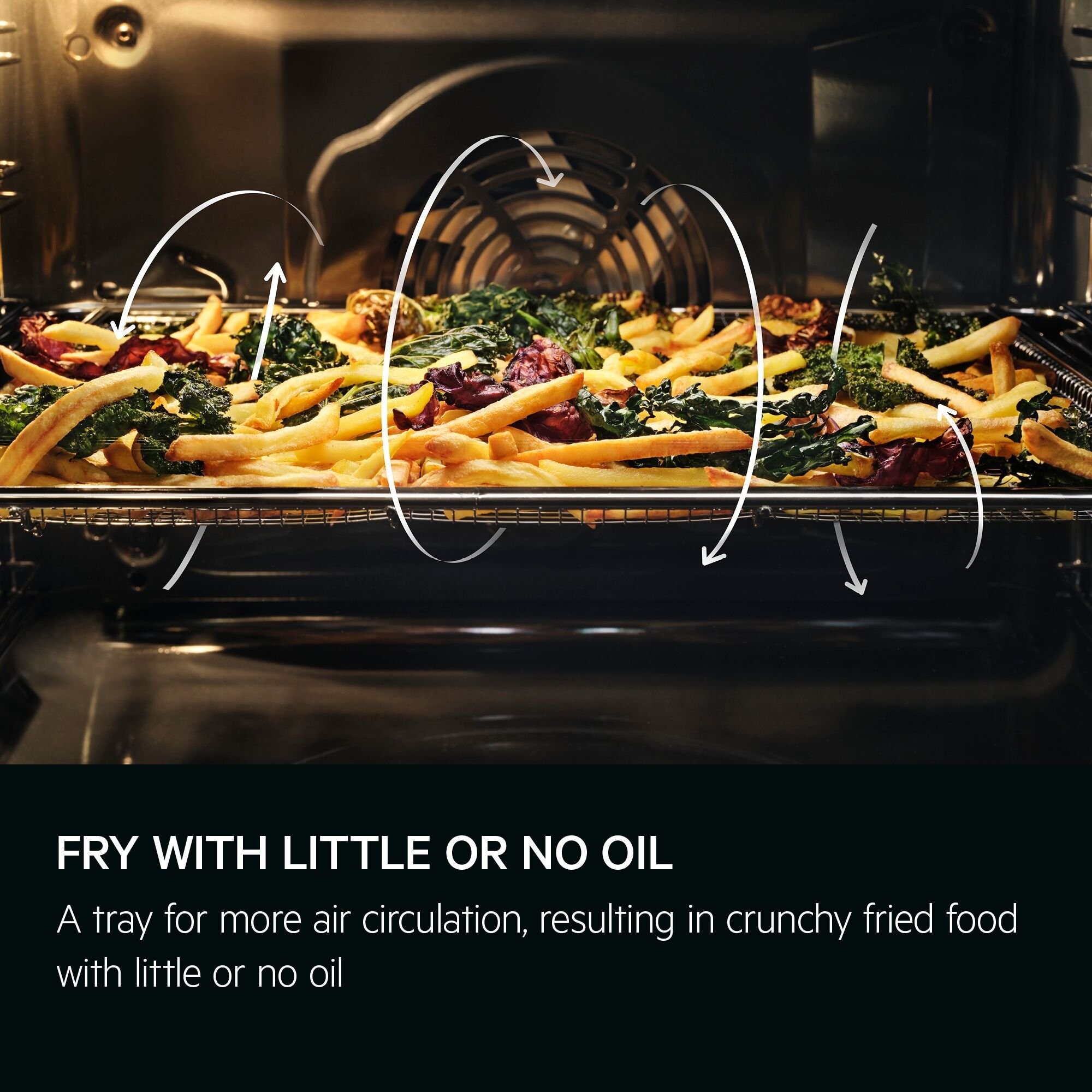 Airfry with little or no oil