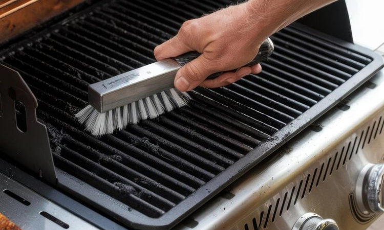 deep clean a bbq