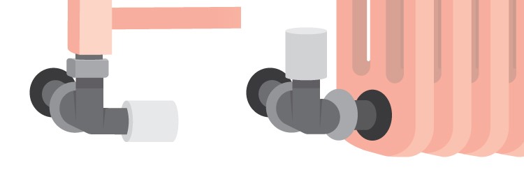 Corner Radiator Valves
