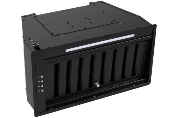 electriQ 52cm Canopy Cooker Hood - Black