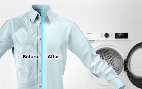 Anti Crease Tumble Dryer.