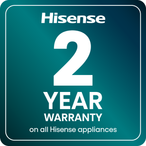 Hisense 2 year warranty.