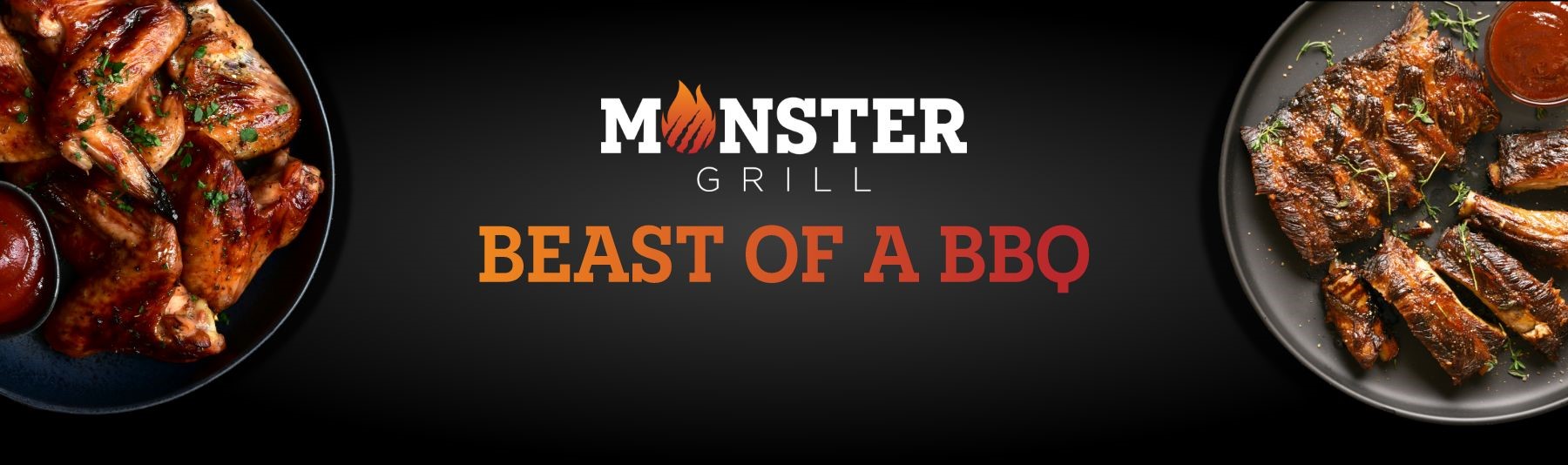 Monster Grills Barbecues.