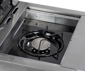 Monster grills 2.6kW side-burner.