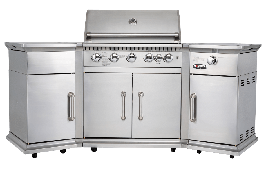 Monster Grill front view.