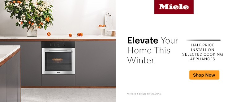 Half price install on Miele appliances.
