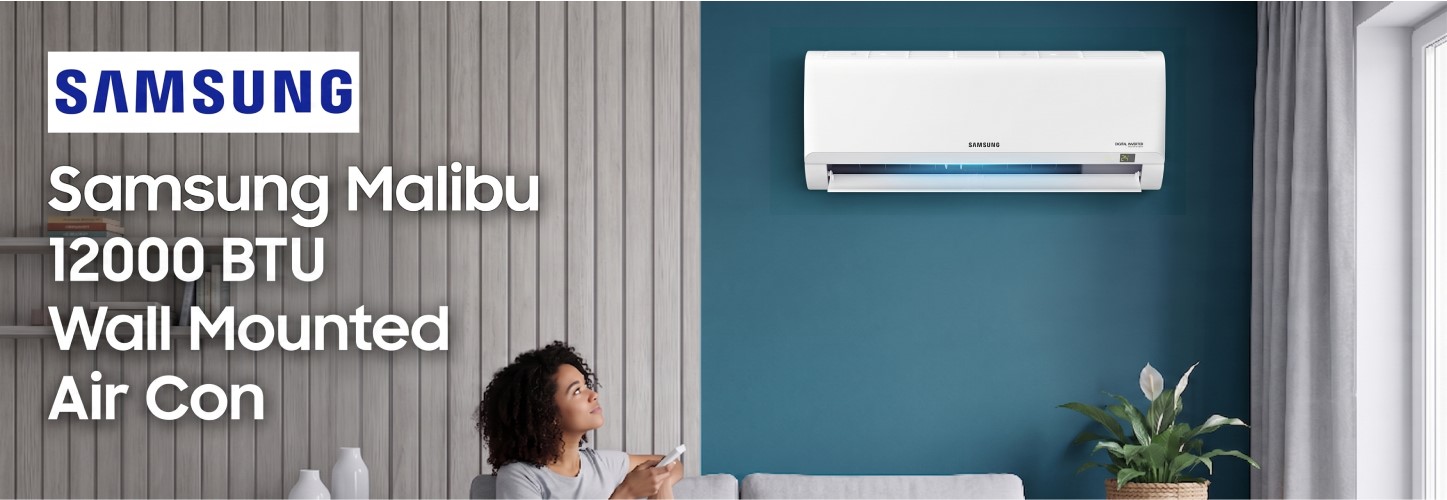 Samsung Malibu 12000 BTU Wall Mounted Air Conditioner with Heat Pump