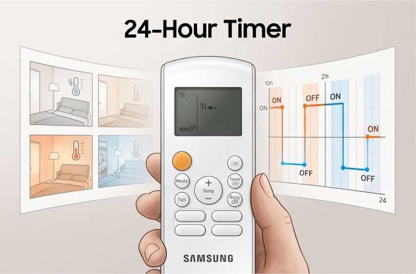 24-Hour Timer & Auto Clean