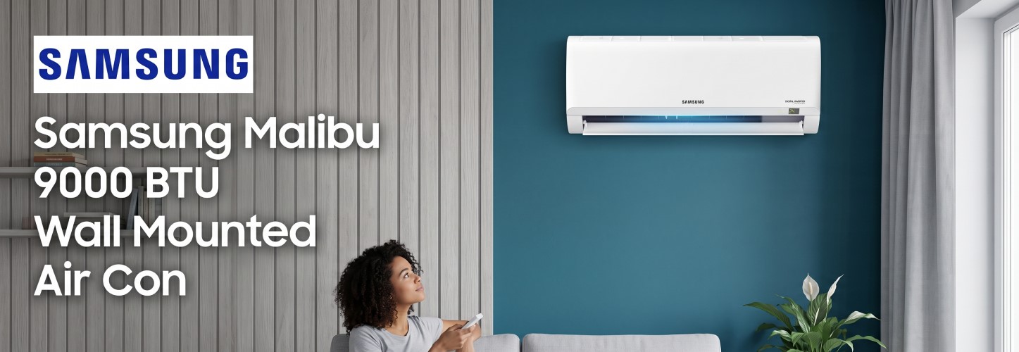 Samsung Malibu 9000 BTU Wall Mounted Air Conditioner with Heat Pump